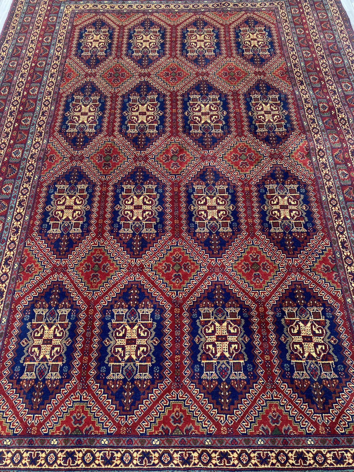 Handmade Afghan Traditional Wool Rug  313 cm x 202 cm   SK#1137