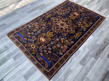 Handmade Afghan Balochi Rug 207x124 cm KAS#791