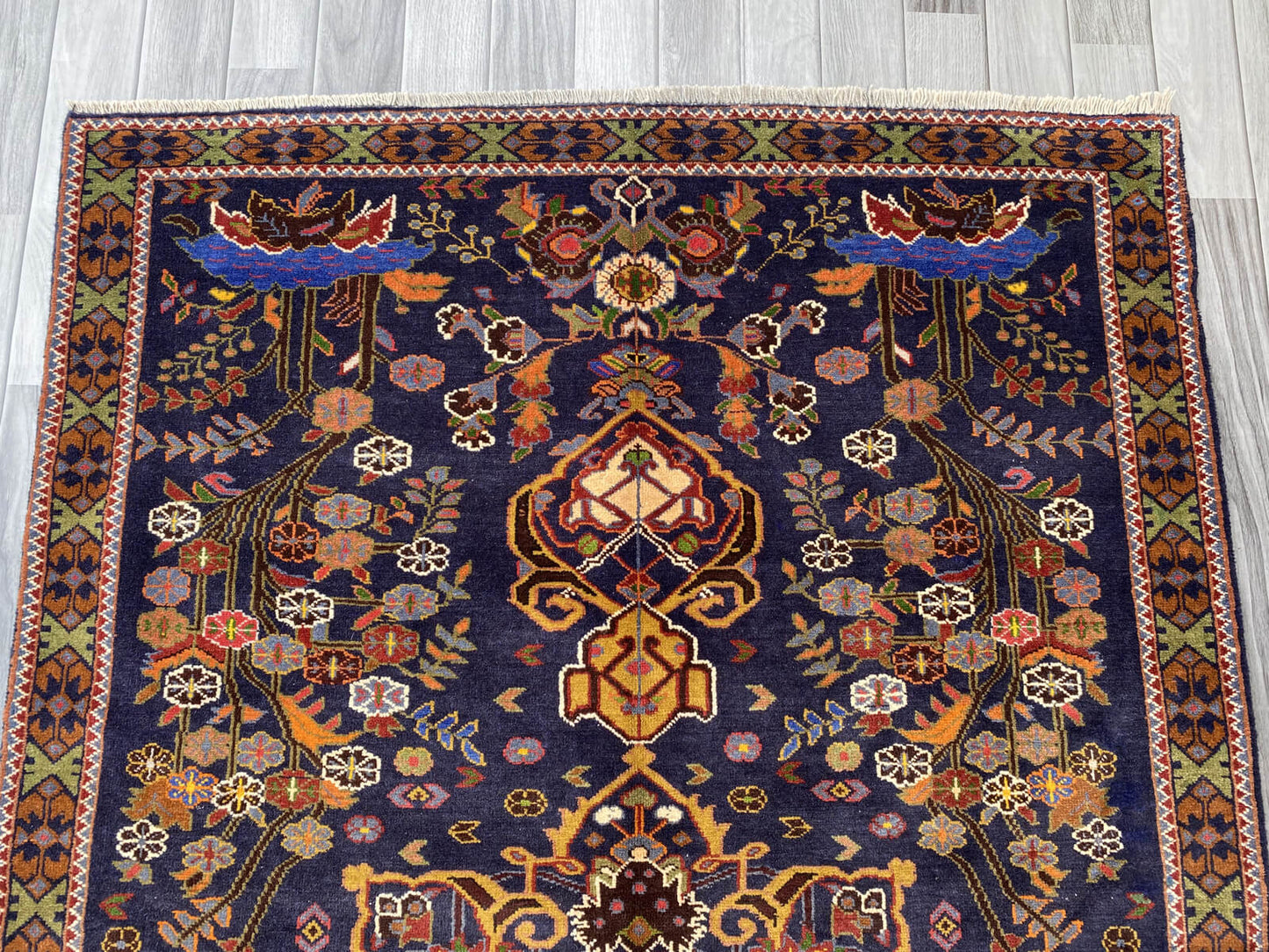 Handmade Afghan Balochi Rug 207x124 cm KAS#791