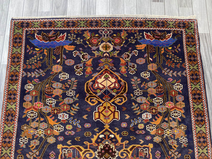 Handmade Afghan Balochi Rug 207x124 cm KAS#791
