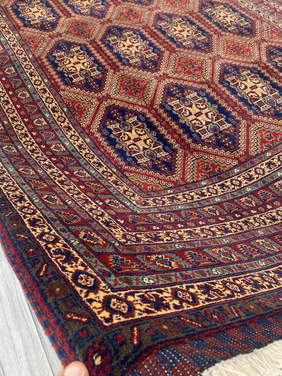 Handmade Afghan Traditional Wool Rug  313 cm x 202 cm   SK#1137
