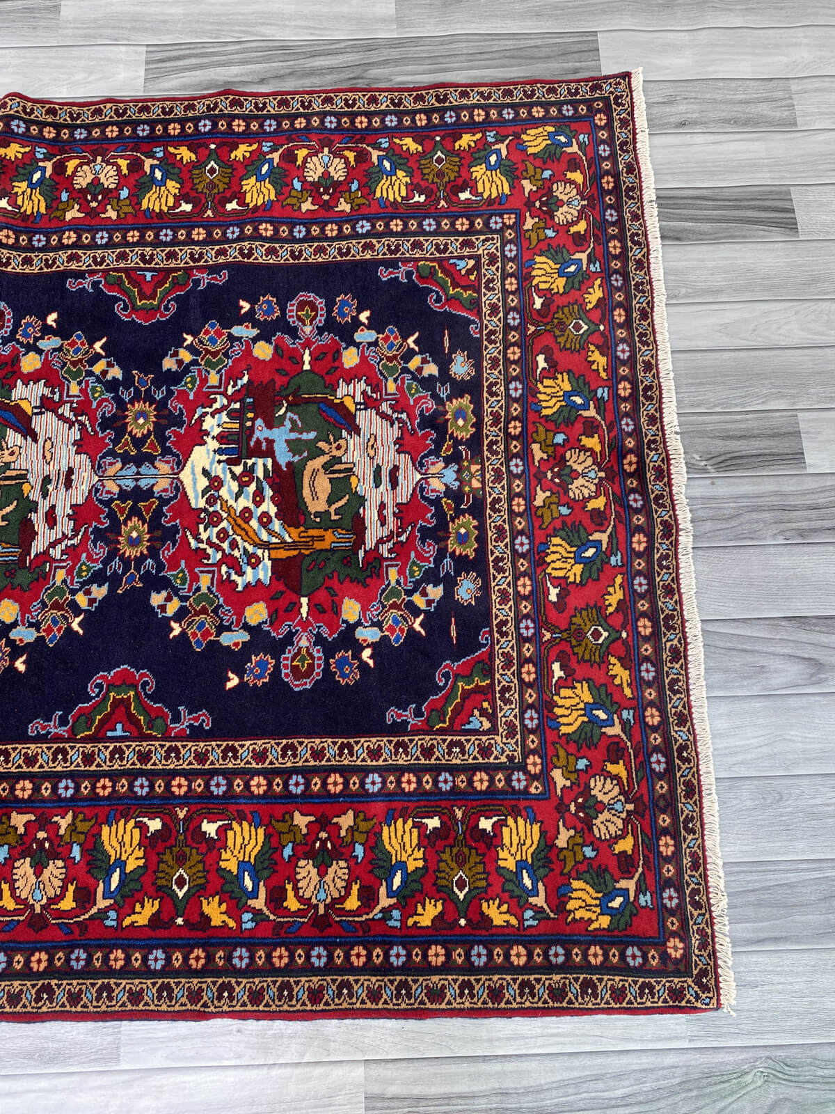 Handmade Afghan Balochi Rug 195x132 cm KAS#793