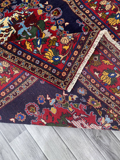 Handmade Afghan Balochi Rug 195x132 cm KAS#793