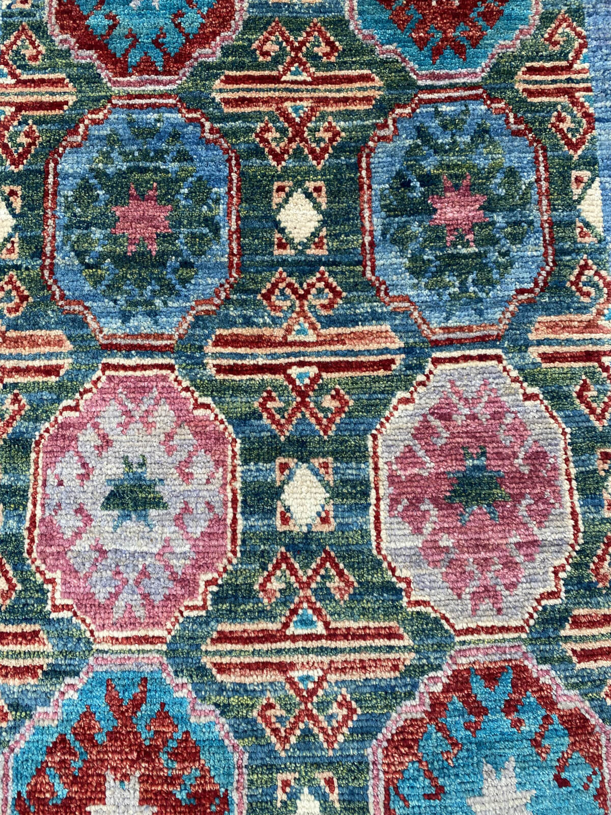 Handmade Afghan Chobi Rug 93x57 cm KAS#794