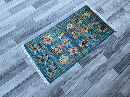 Handmade Afghan Chobi Rug 100x53 cm KAS#795