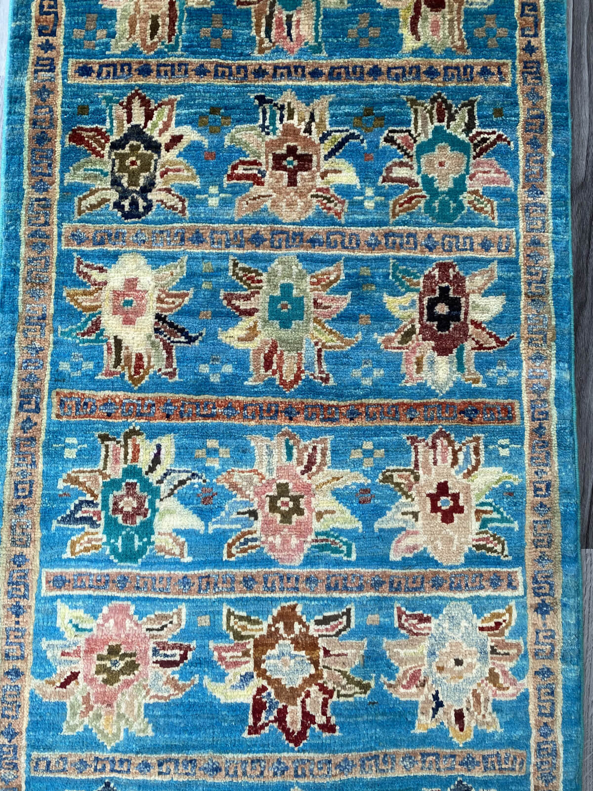 Handmade Afghan Chobi Rug 100x53 cm KAS#795