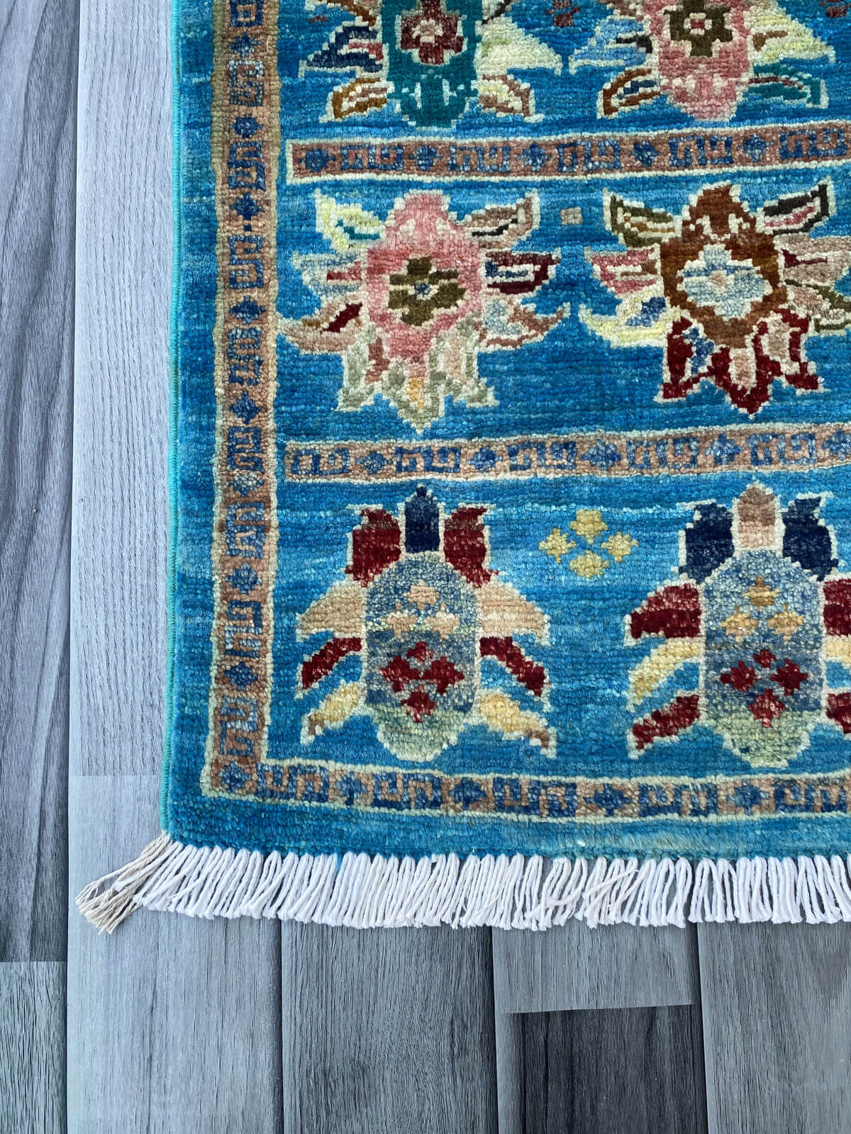 Handmade Afghan Chobi Rug 100x53 cm KAS#795