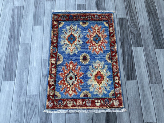 Handmade Afghan Chobi Rug 86x56 cm KAS#796