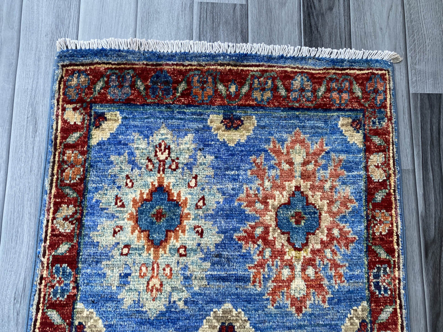 Handmade Afghan Chobi Rug 86x56 cm KAS#796