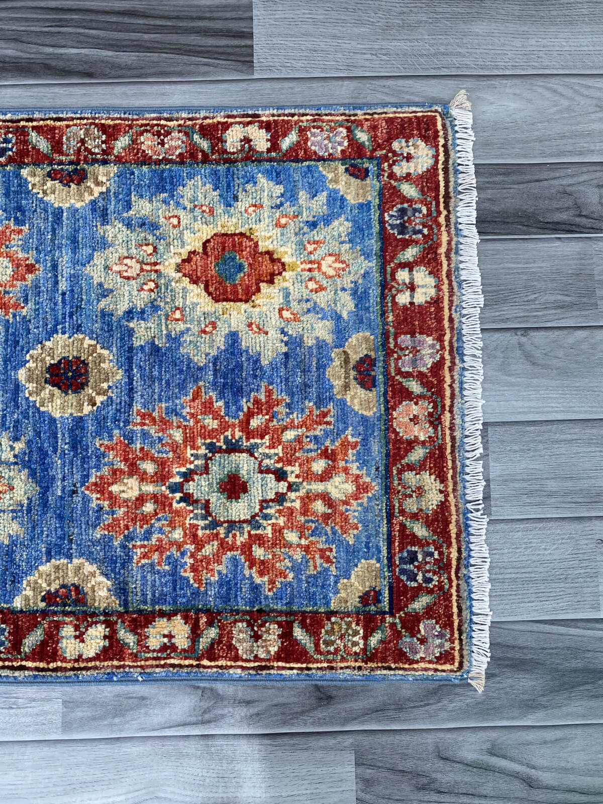 Handmade Afghan Chobi Rug 86x56 cm KAS#796