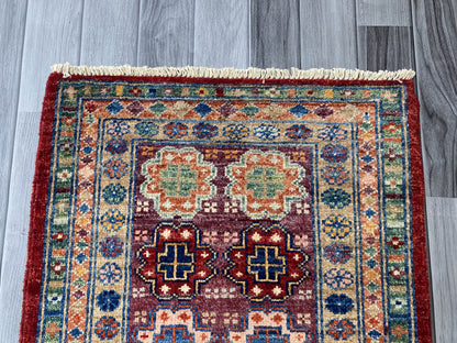 Handmade Afghan Chobi Rug 96x63 cm KAS#798
