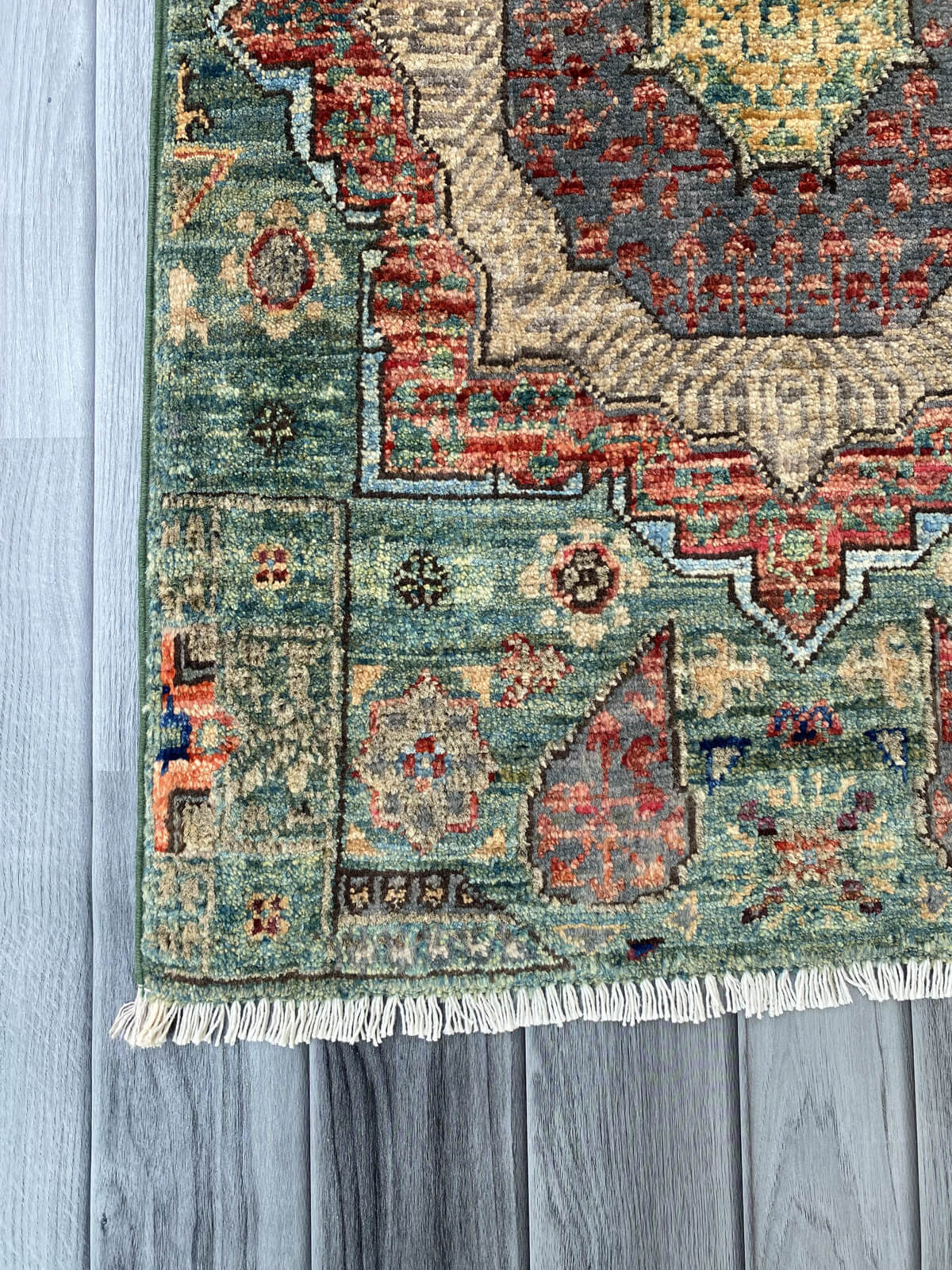 Handmade Afghan Chobi Rug 91x56 cm KAS#801