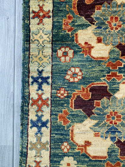 Handmade Afghan Chobi Rug 87x59 cm KAS#802