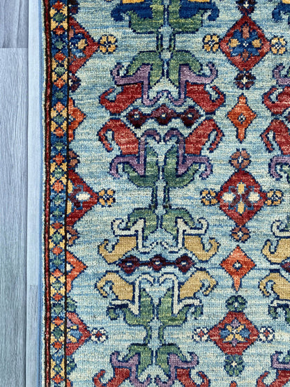 Handmade Afghan Chobi Rug 92x57 cm KAS#806