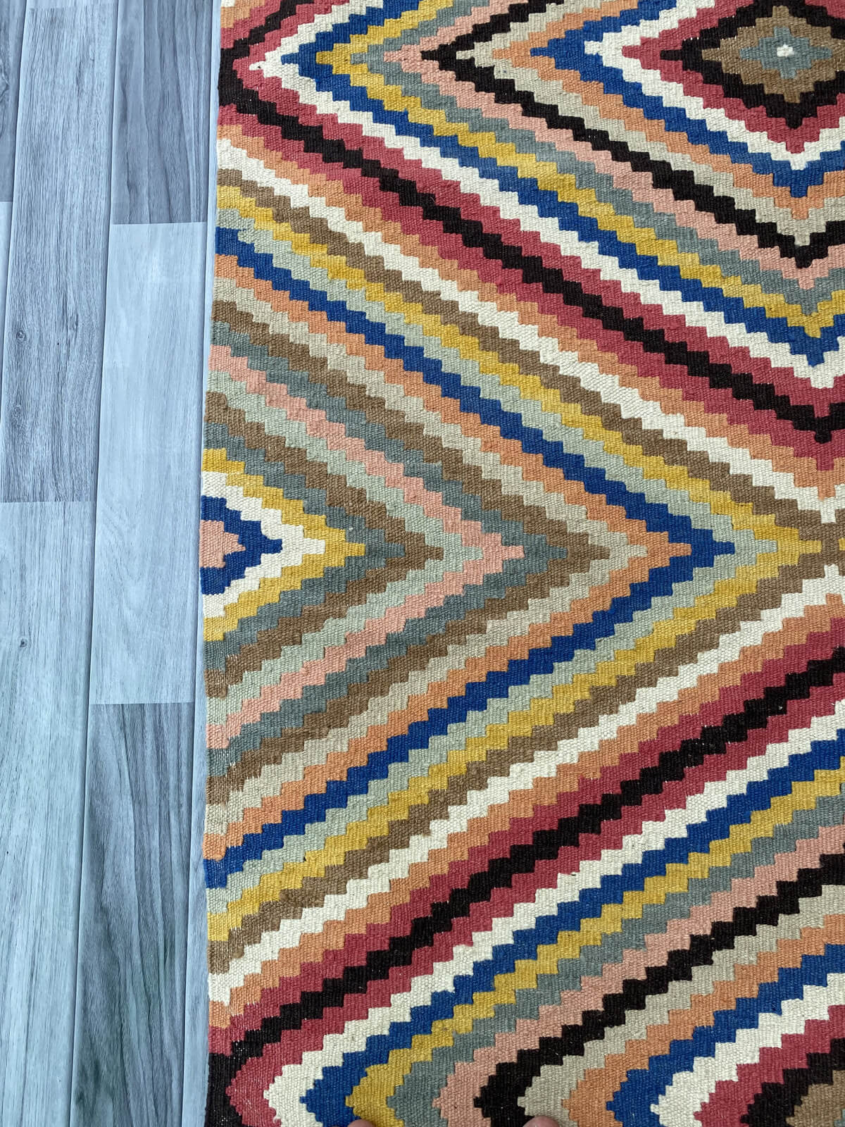 Handmade Afghan Chobi Kilim Rug 169x119 cm KAS#807