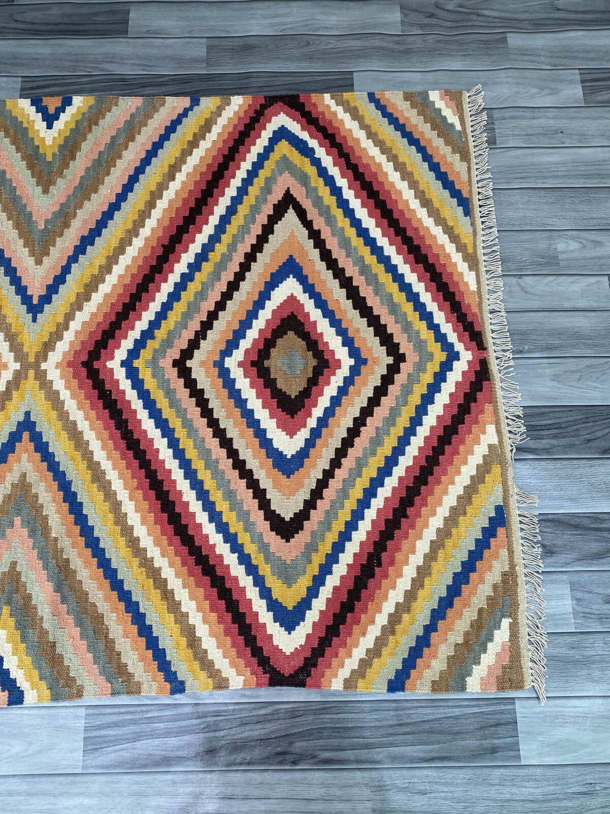Handmade Afghan Chobi Kilim Rug 169x119 cm KAS#807