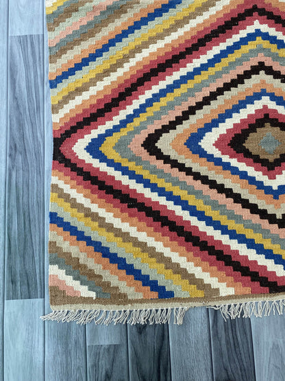 Handmade Afghan Chobi Kilim Rug 169x119 cm KAS#807