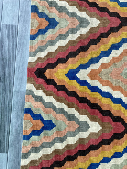 Handmade Afghan Chobi Kilim Rug 170x126 cm KAS#808