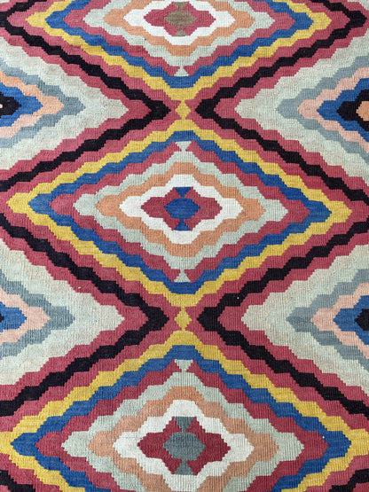 Handmade Afghan Chobi Kilim Rug 179x120 cm KAS#810