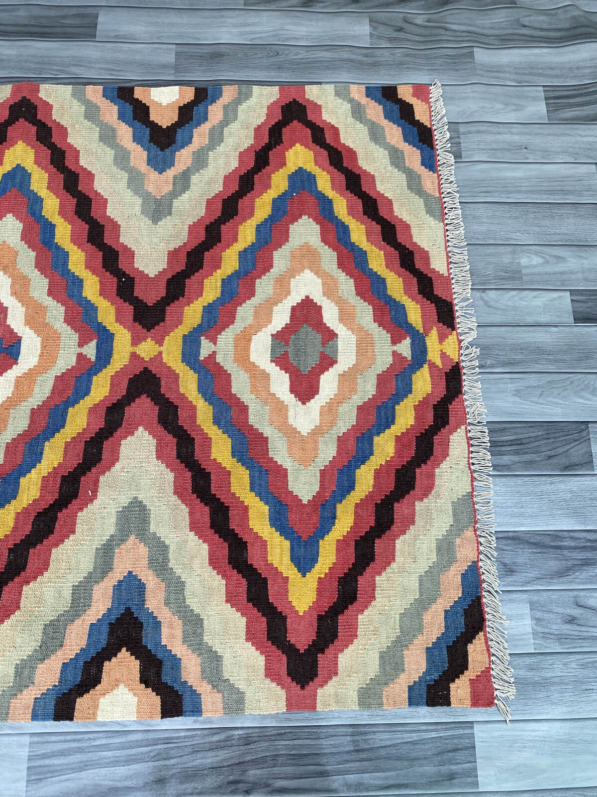 Handmade Afghan Chobi Kilim Rug 179x120 cm KAS#810