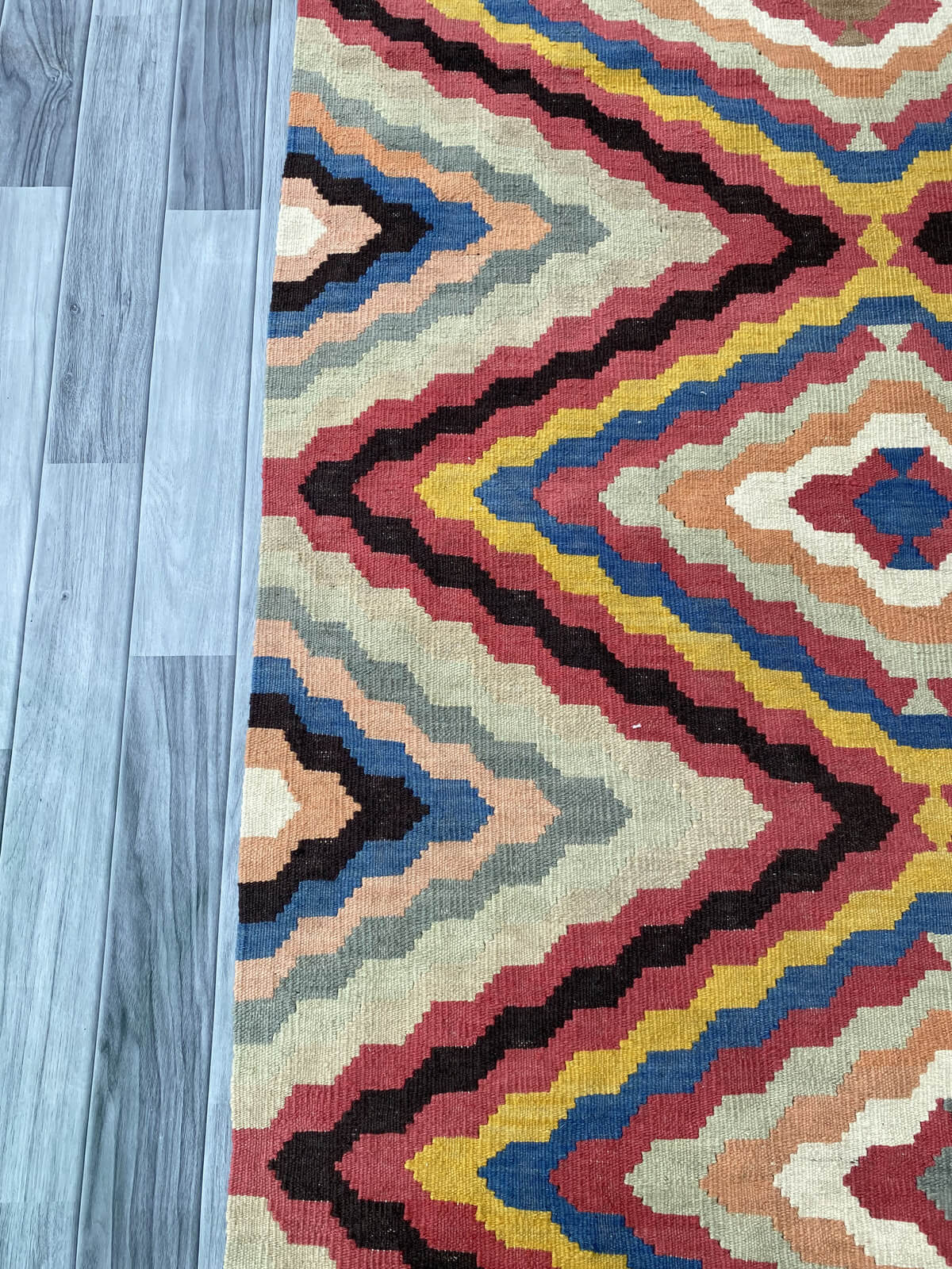 Handmade Afghan Chobi Kilim Rug 179x120 cm KAS#810