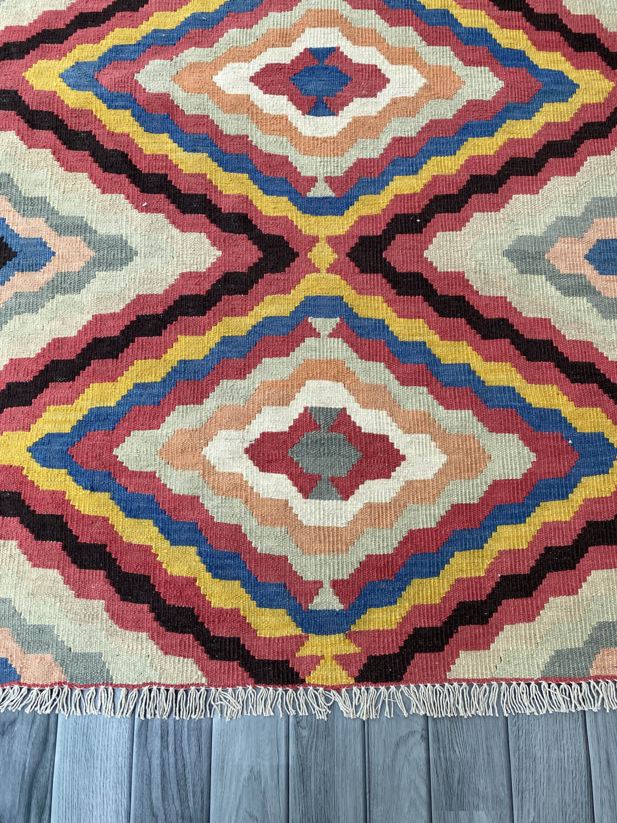 Handmade Afghan Chobi Kilim Rug 179x120 cm KAS#810