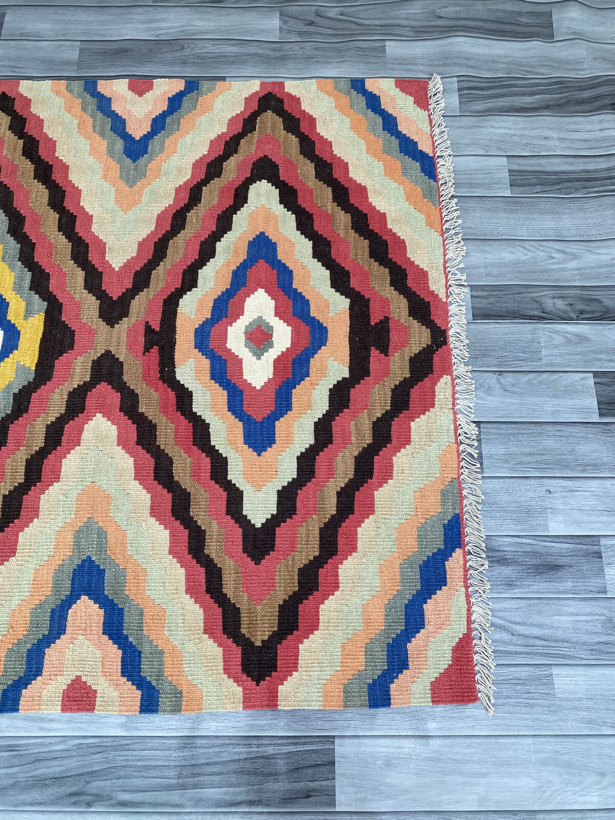 Handmade Afghan Chobi Kilim Rug 173x120 cm KAS#811