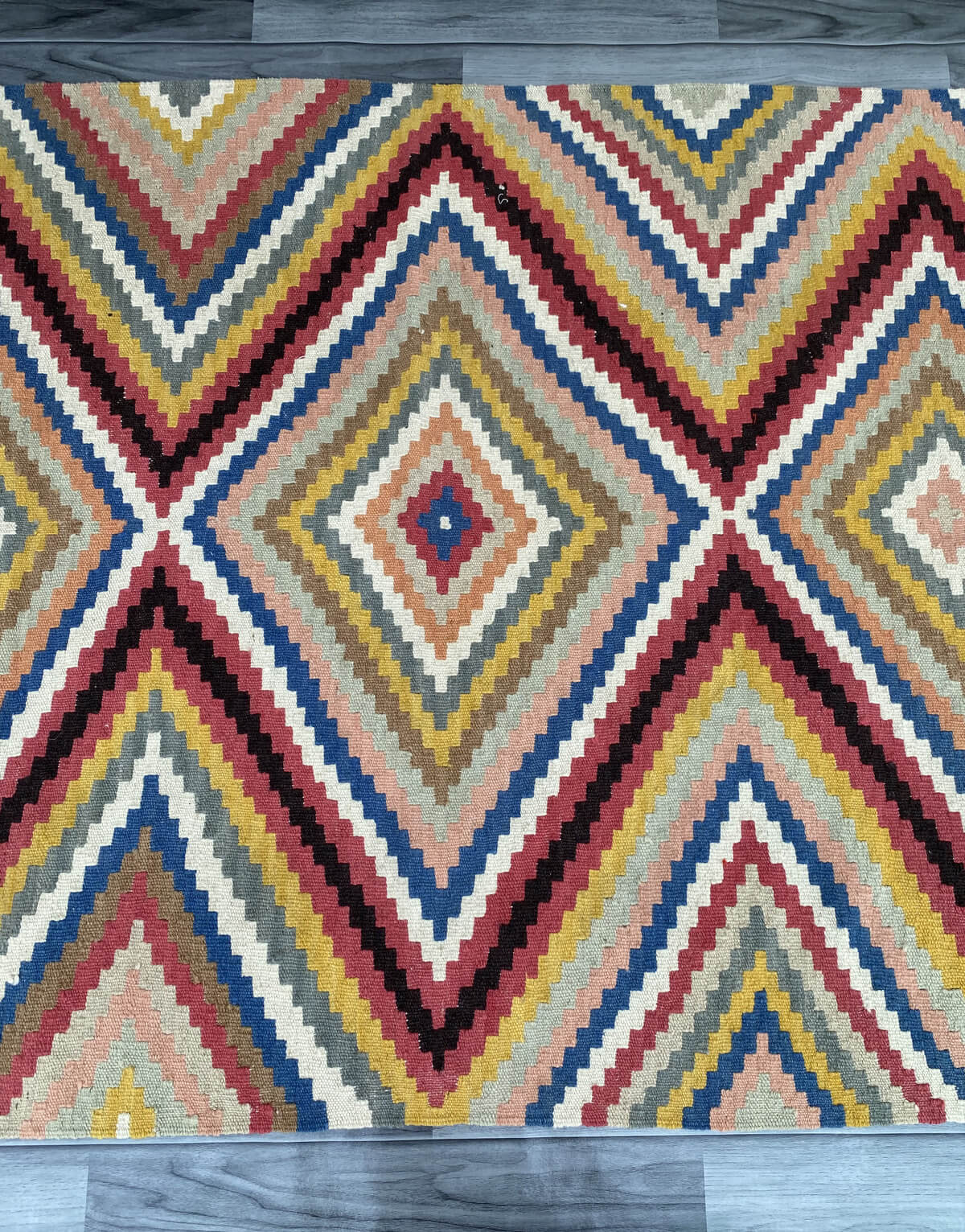 Handmade Afghan Chobi Kilim Rug 168x116 cm KAS#812