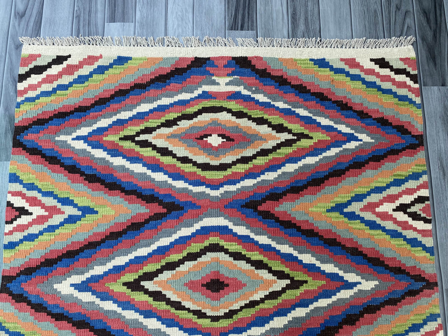 Handmade Afghan Chobi Kilim Rug 159x120 cm KAS#813