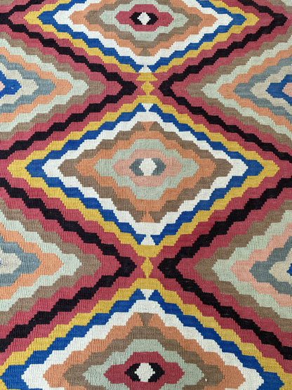 Handmade Afghan Chobi Kilim Rug 184x125 cm KAS#814