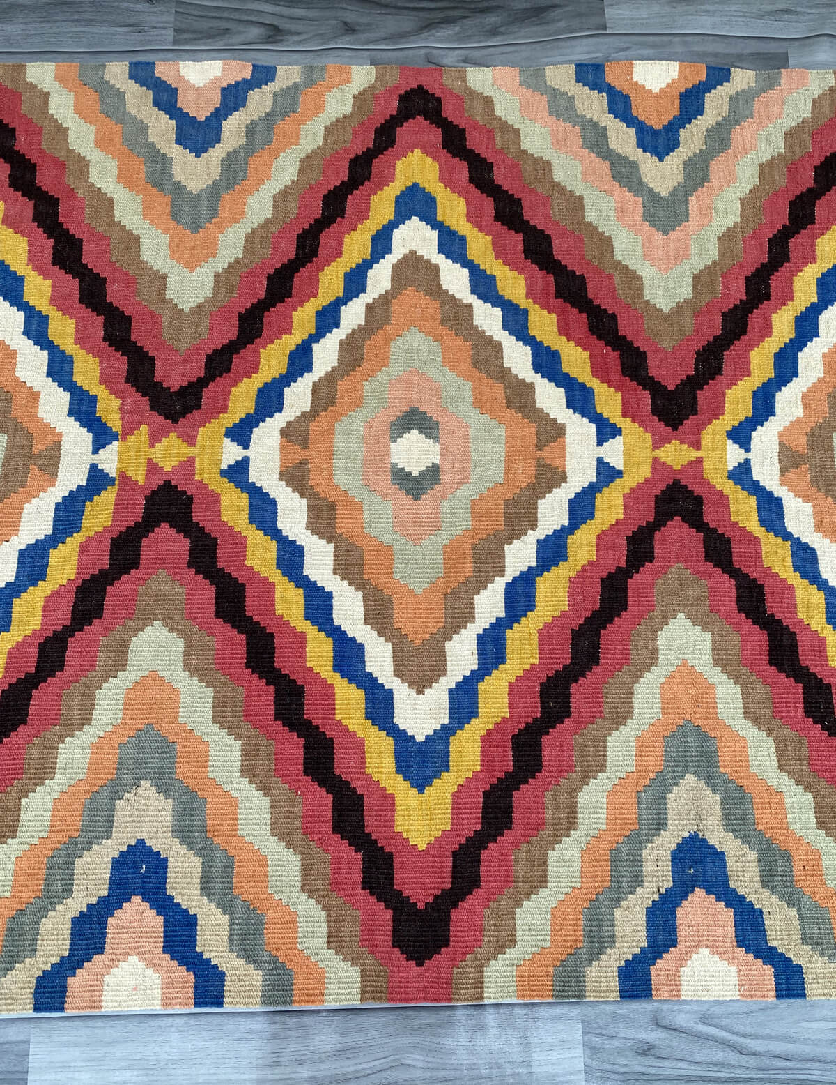 Handmade Afghan Chobi Kilim Rug 184x125 cm KAS#814