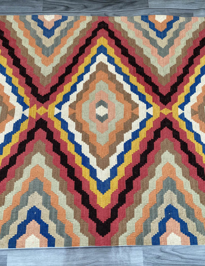 Handmade Afghan Chobi Kilim Rug 184x125 cm KAS#814
