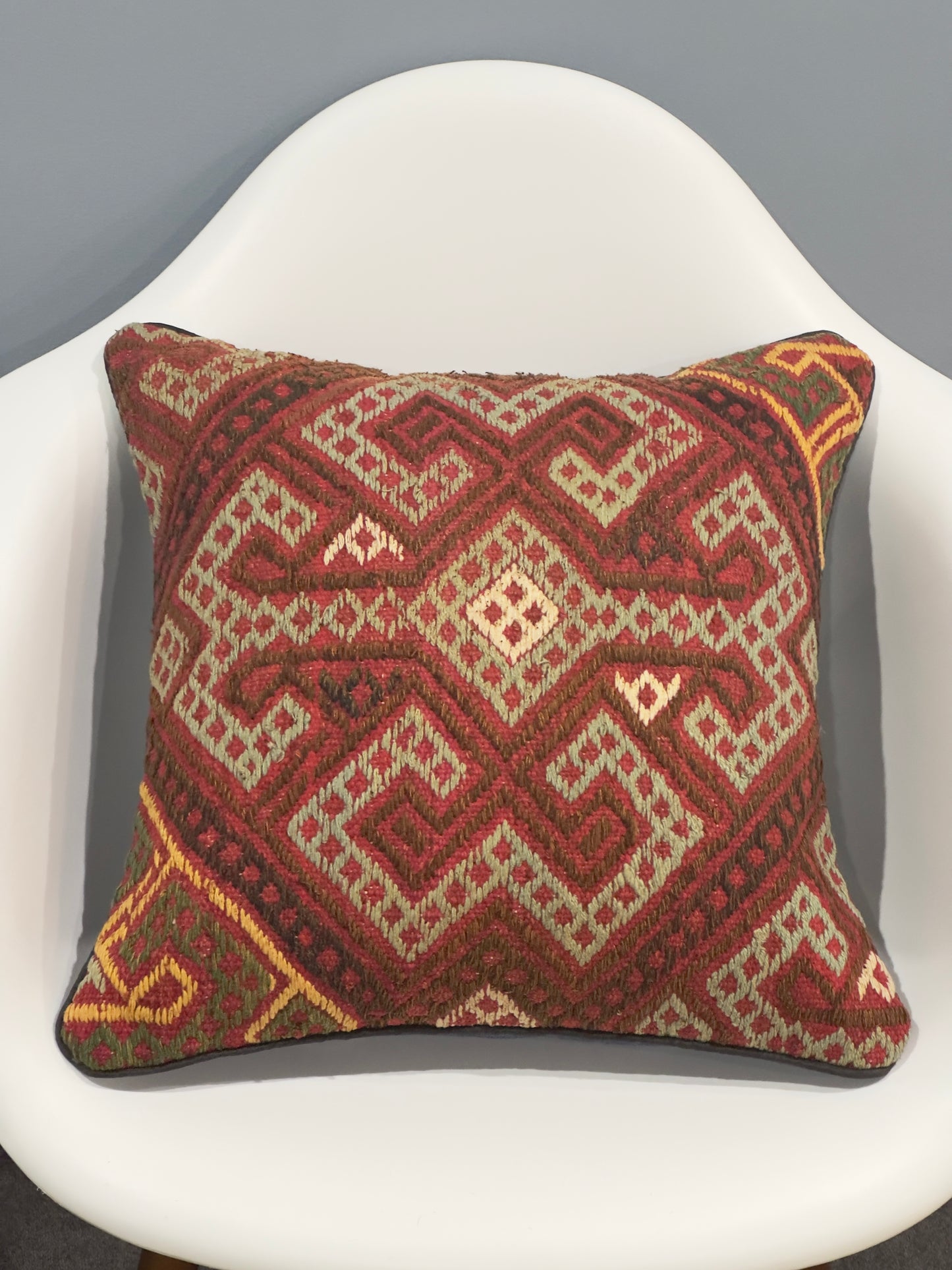 Kuchi Design Kilim Cushion Cover | 45 CM x 45 CM AF#47