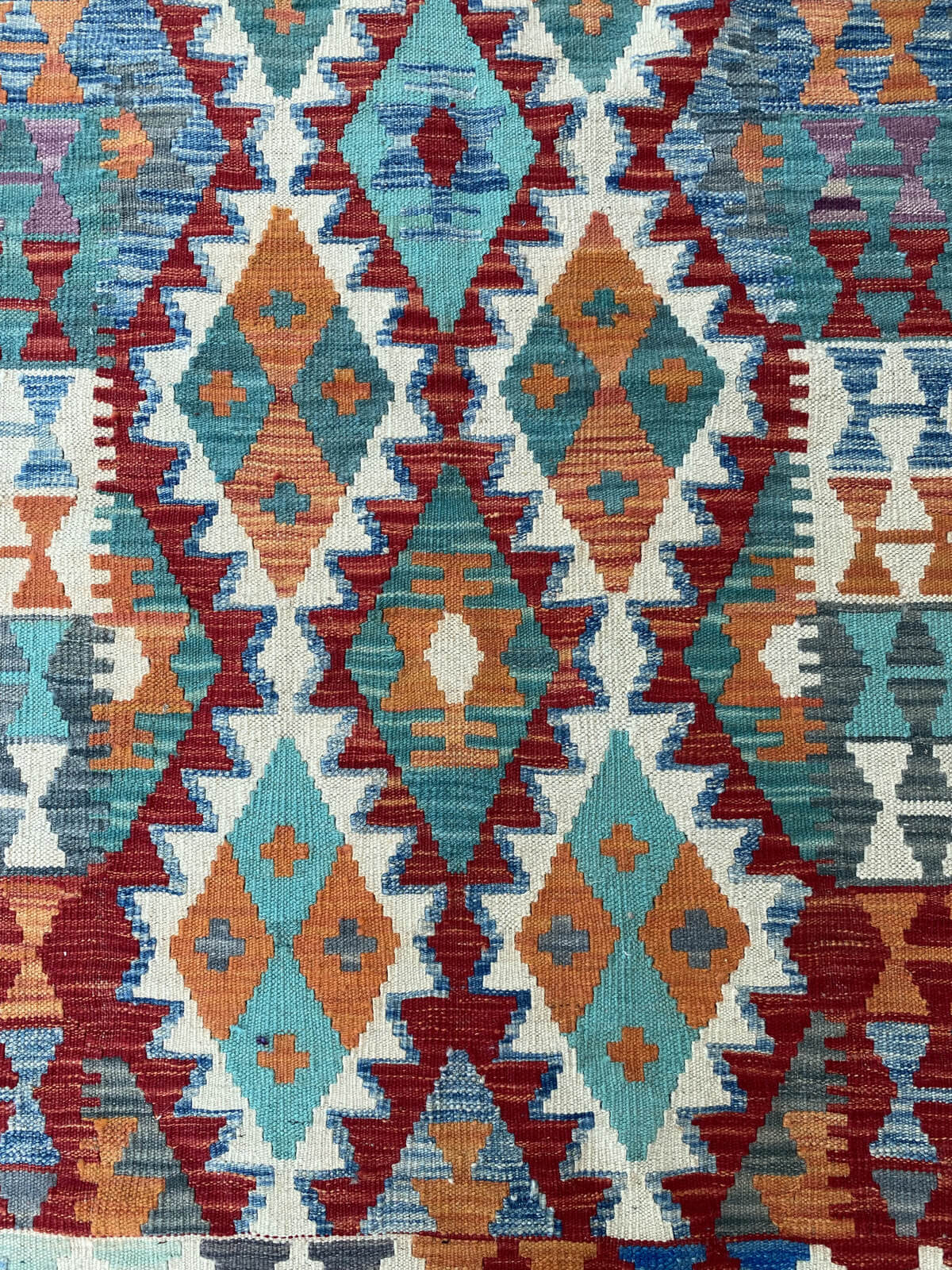 Handmade Afghan Chobi Kilim Rug 119x195 cm KAS#815