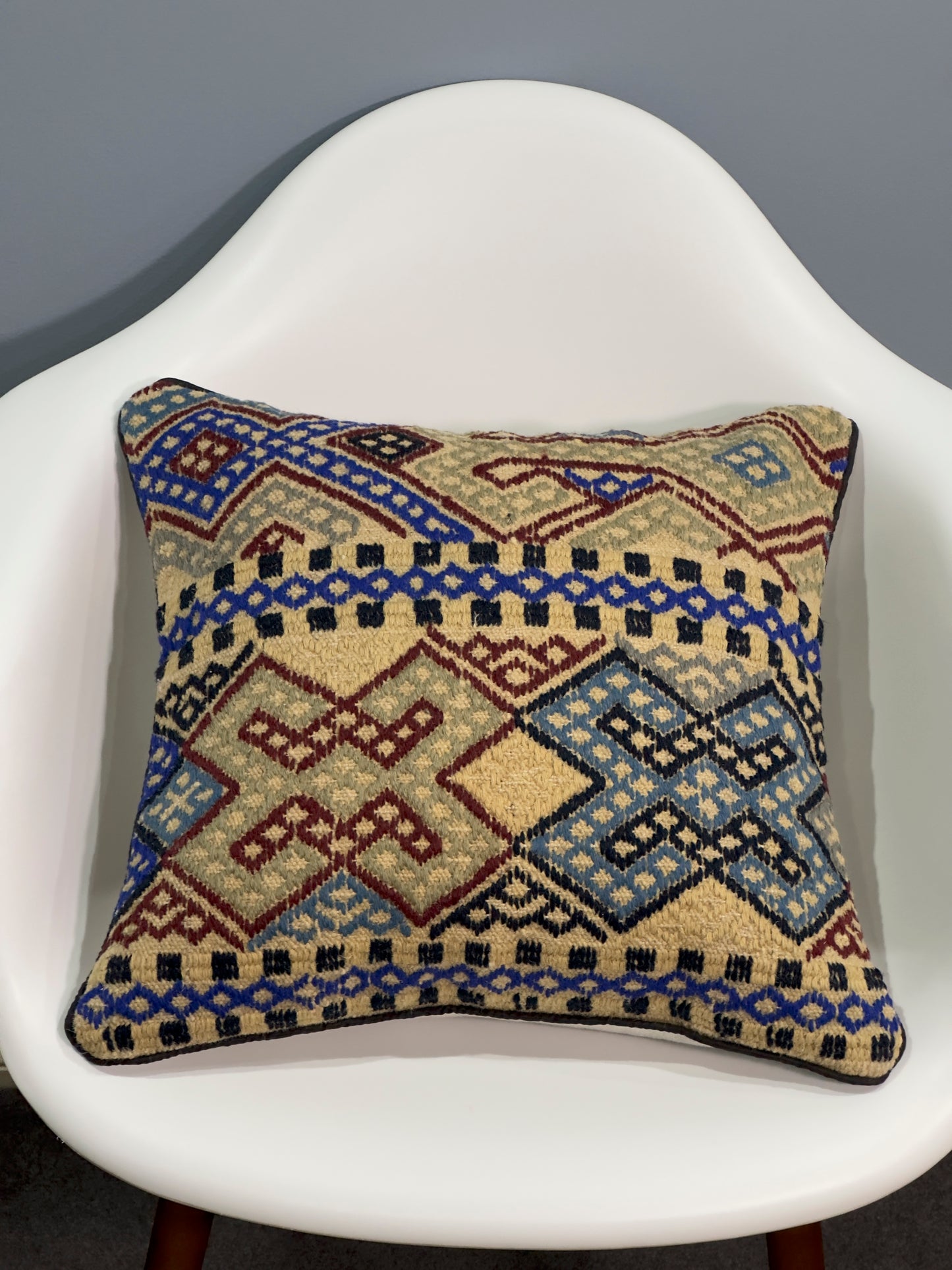Kuchi Design Kilim Cushion Cover | 45 CM x 45 CM AF#48