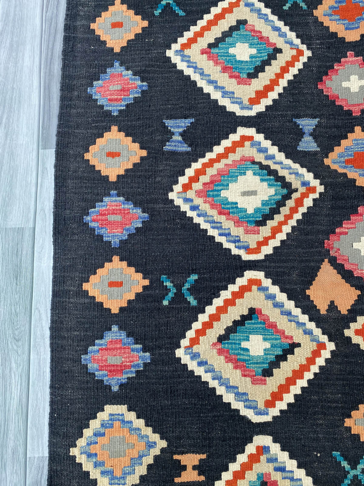 Handmade Afghan Chobi Kilim Rug 166x127 cm KAS#816