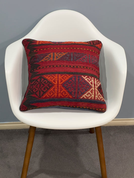 Traditional Kilim Cushion Cover | 45 CM x 45 CM AF#49