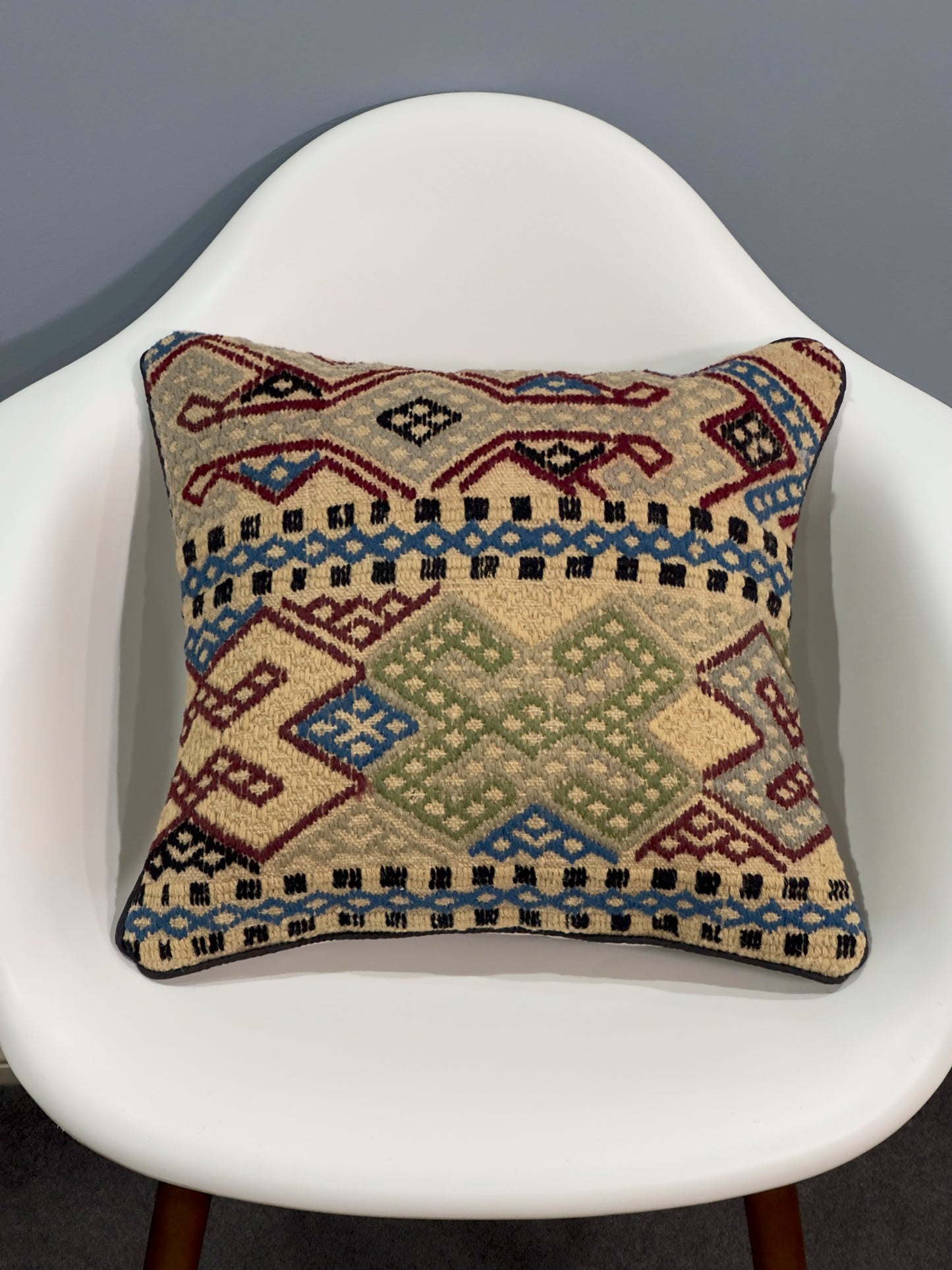 Kuchi Design Kilim Cushion Cover | 45 CM x 45 CM AF#61