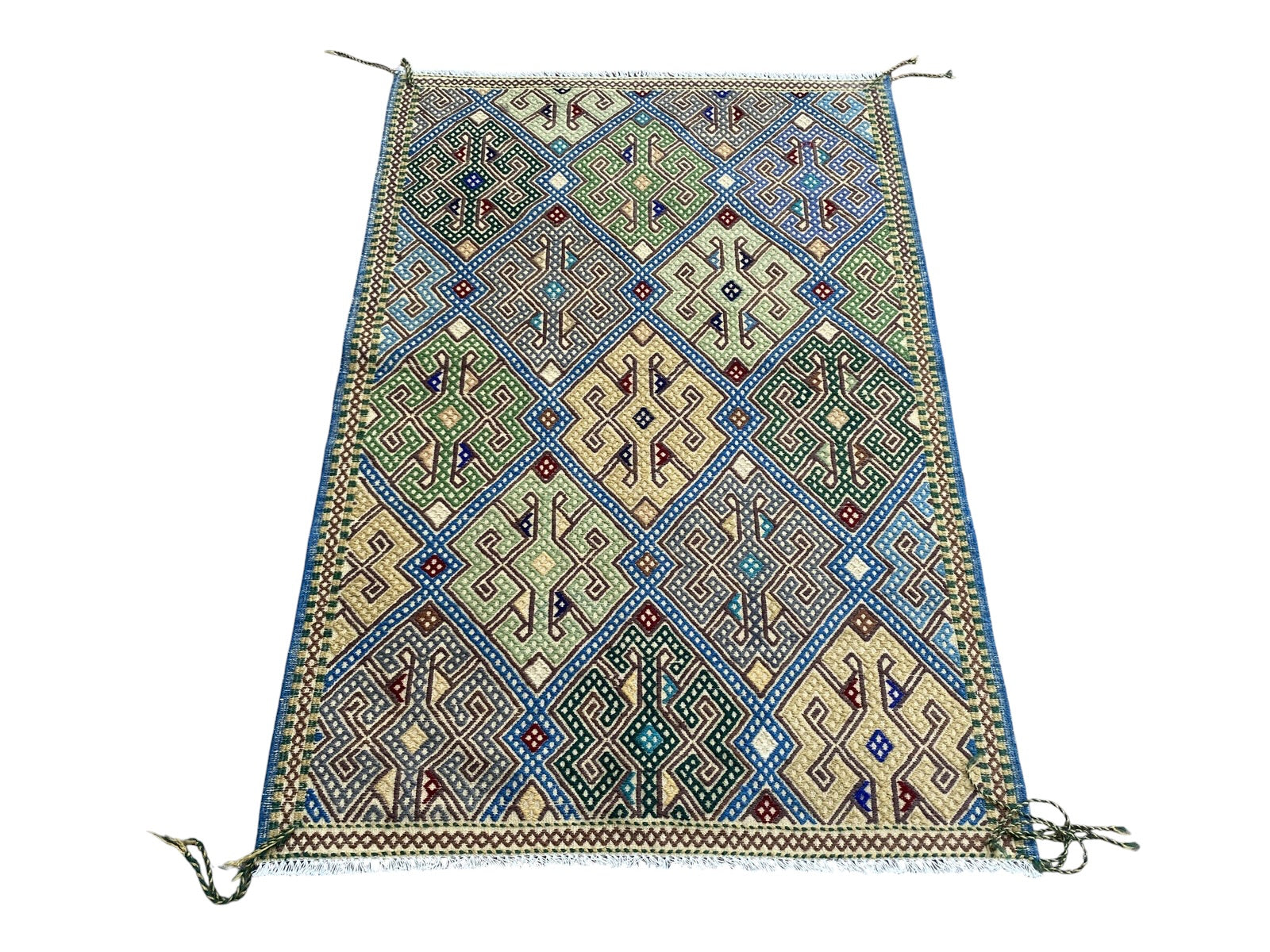 Handmade Afghan Kuchi Design Kilim Rug 150 CM x 100 CM SK#272