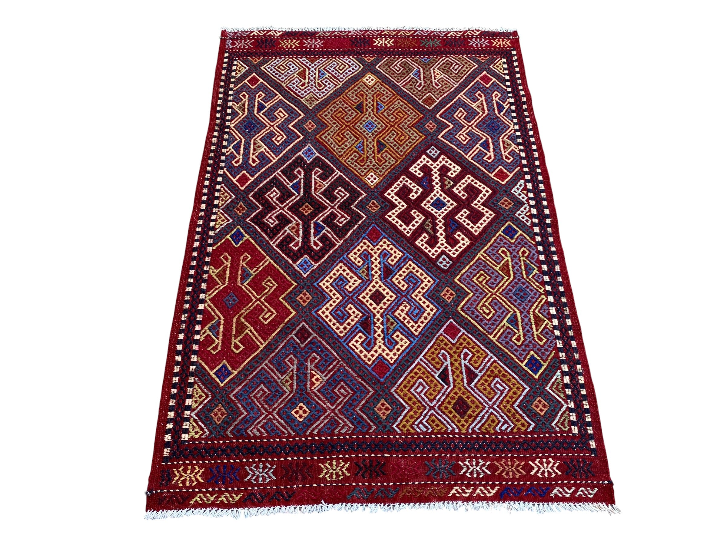 Handmade Afghan Kuchi Design Kilim Rug 151 CM x 100 CM SK#279