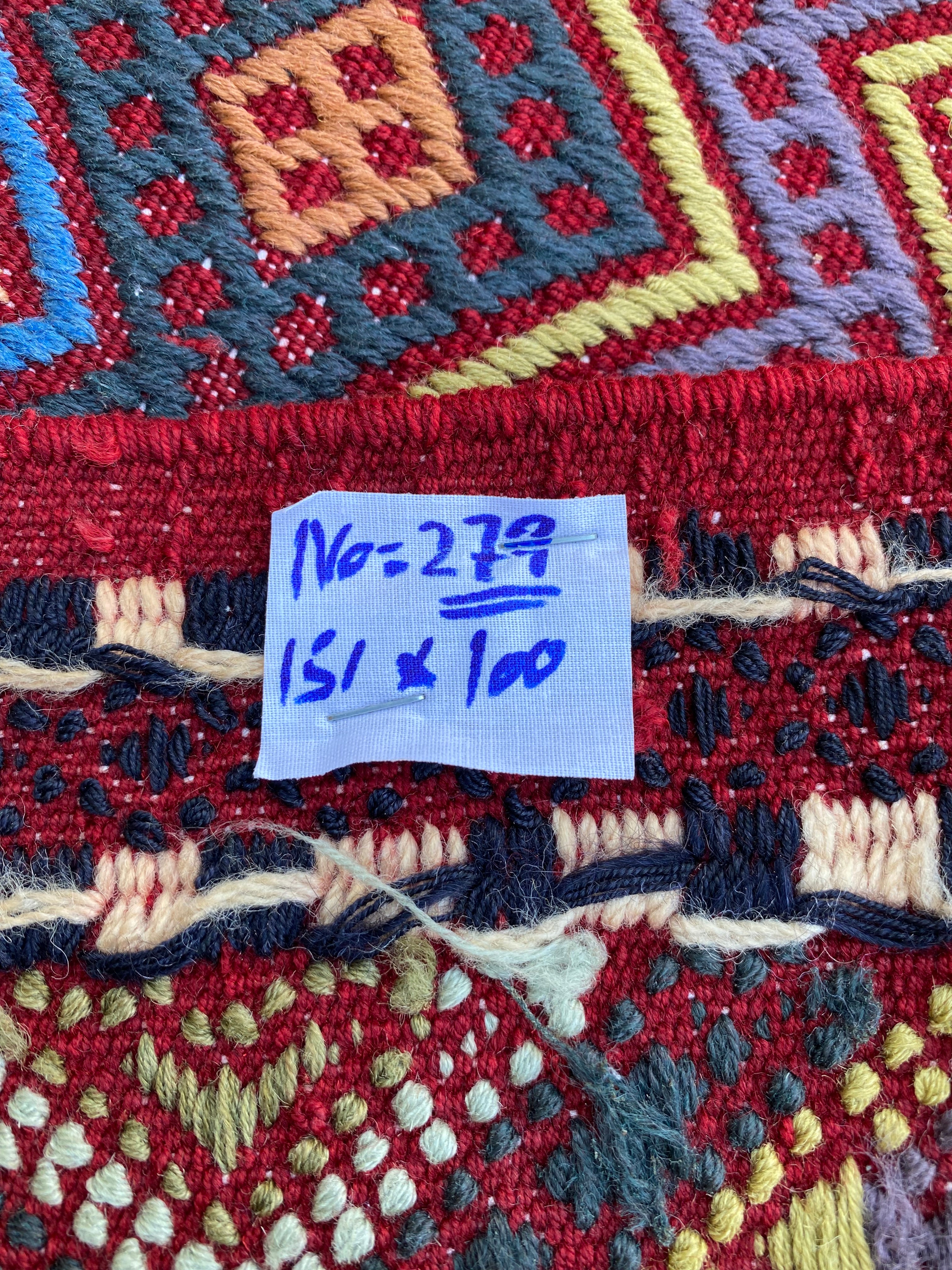 Handmade Afghan Kuchi Design Kilim Rug 151 CM x 100 CM SK#279