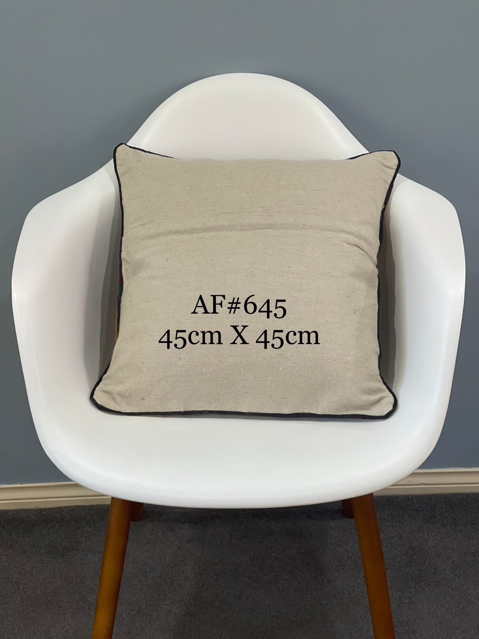 Handmade Kuchi Design Cushion Cover 45 CM X 45 CM AF#645