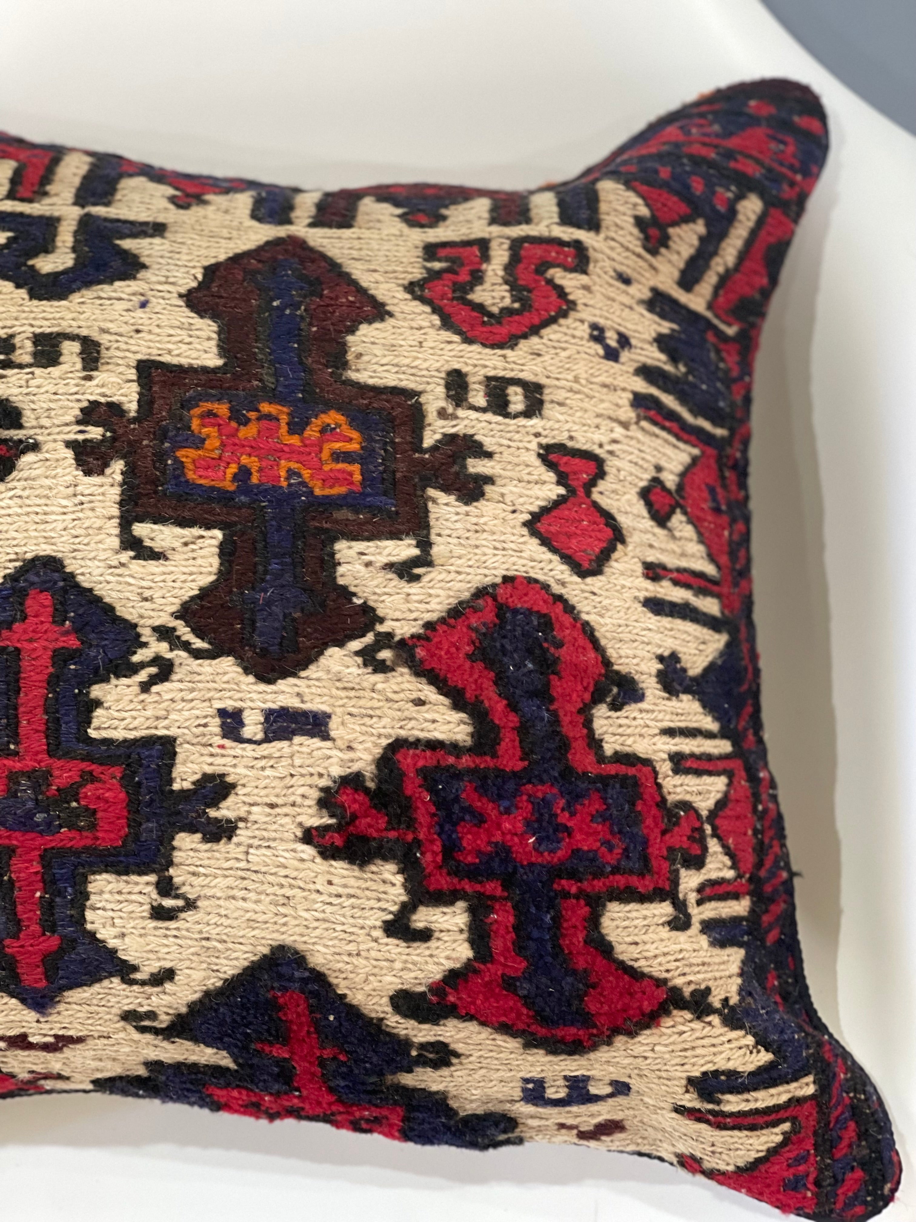 Handmade Kuchi Design Cushion Cover 50 CM X 50 CM AF#646