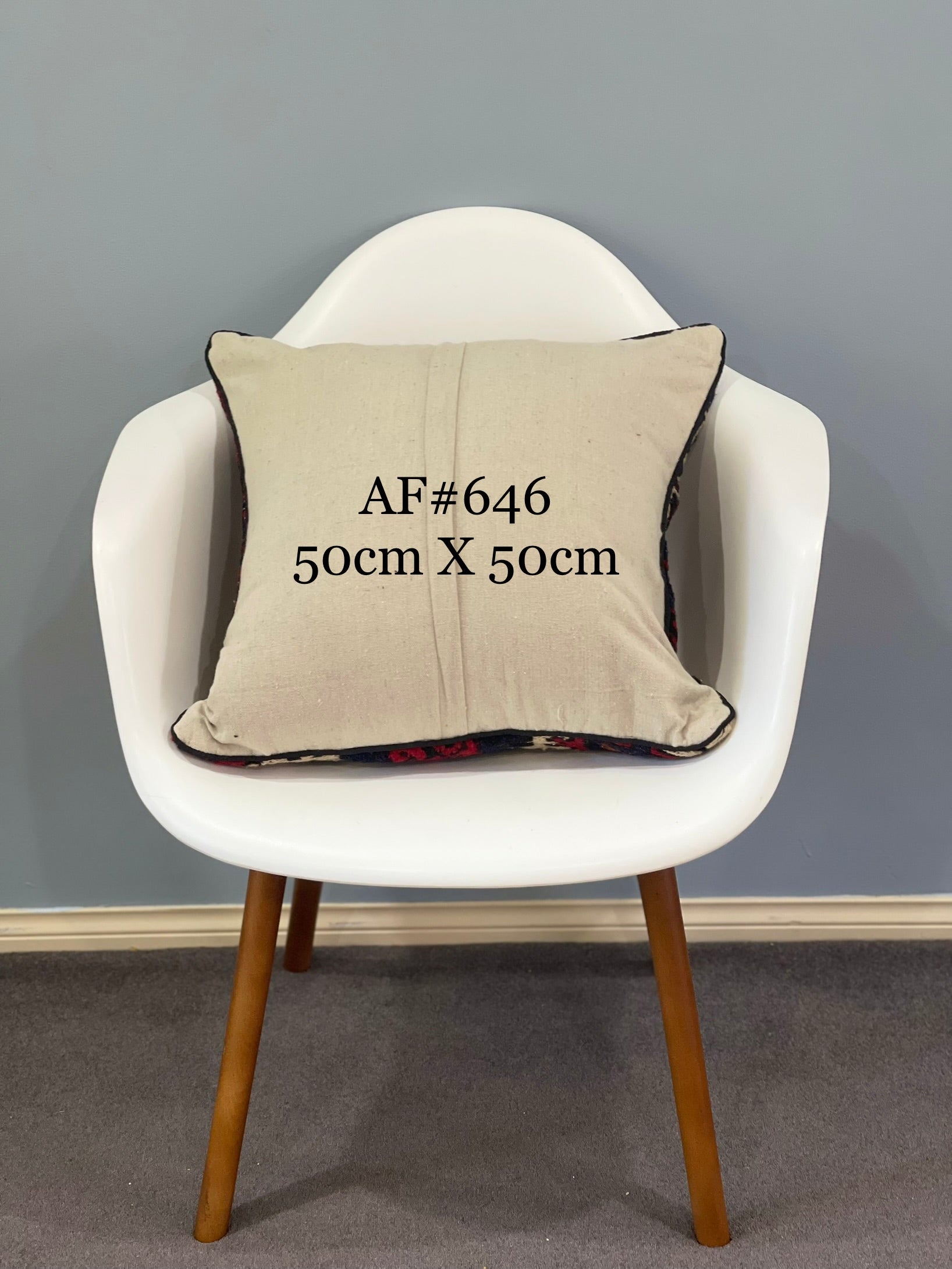 Handmade Kuchi Design Cushion Cover 50 CM X 50 CM AF#646