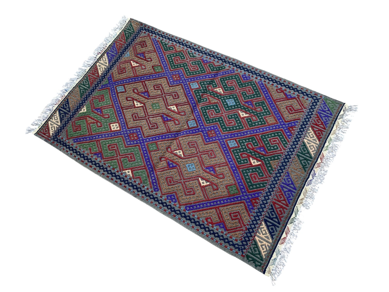 Handmade Afghan Kuchi Design Kilim Rug 120 CM x 80 CM SK#284