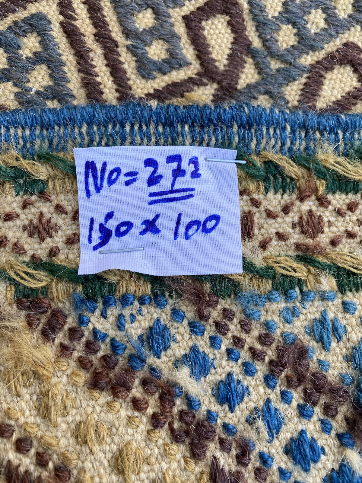 Handmade Afghan Kuchi Design Kilim Rug 150 CM x 100 CM SK#272