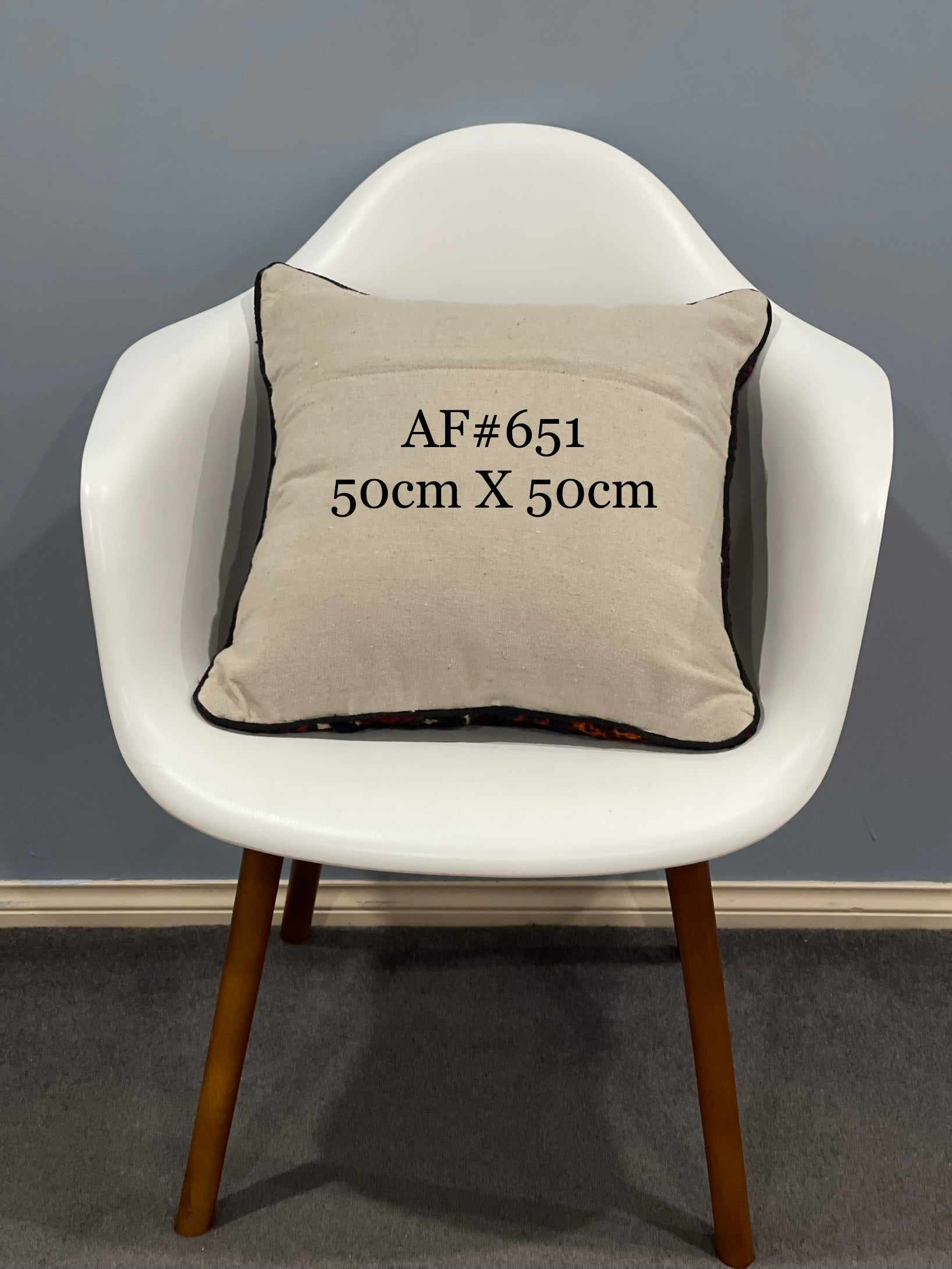 Handmade Kuchi Design Cushion Cover 50 CM X 50 CM AF#651