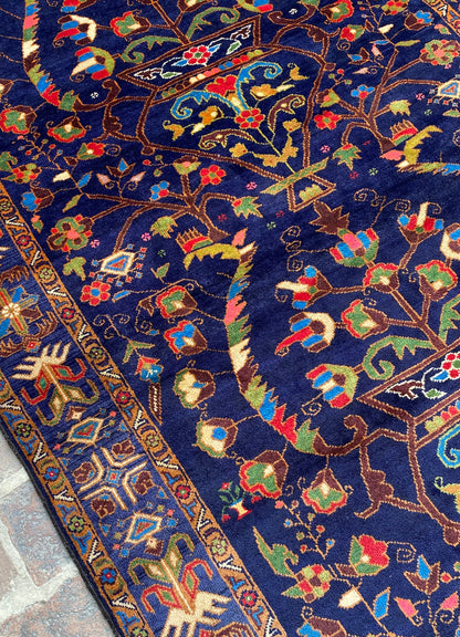Handmade Afghan Traditional Balochi Rug 245 CM x 118 CM KAS#306