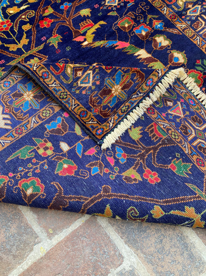 Handmade Afghan Traditional Balochi Rug 245 CM x 118 CM KAS#306