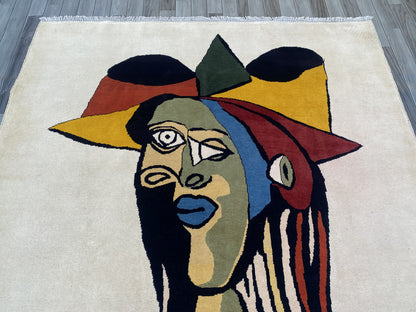 Handmade Chobi Pictorial Rug ( 285 CM x 200 CM ) SK#5080